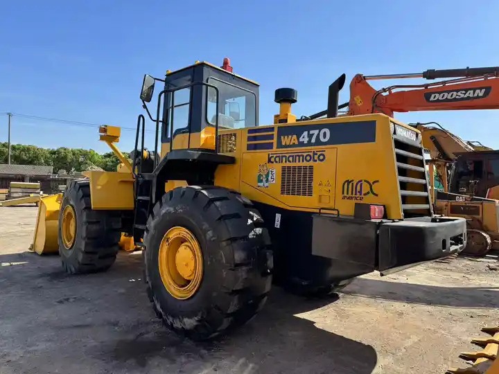 High Quality Used 7 Ton Heavy Front Loader Komatsu Wa470 Good Price Japan Made Tire Loader - Wiellader: afbeelding 3 High Quality Used 7 Ton Heavy Front Loader Komatsu Wa470 Good Price Japan Made Tire Loader - Wiellader: afbeelding 3