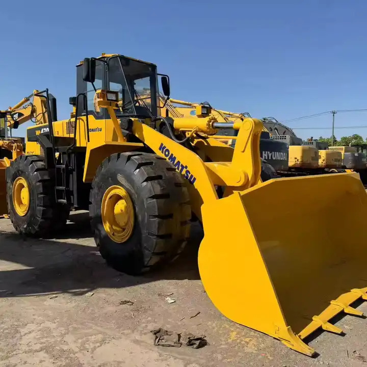 High Quality Used 7 Ton Heavy Front Loader Komatsu Wa470 Good Price Japan Made Tire Loader - Wiellader: afbeelding 1 High Quality Used 7 Ton Heavy Front Loader Komatsu Wa470 Good Price Japan Made Tire Loader - Wiellader: afbeelding 1