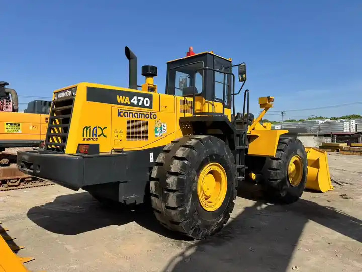 High Quality Used 7 Ton Heavy Front Loader Komatsu Wa470 Good Price Japan Made Tire Loader - Wiellader: afbeelding 4 High Quality Used 7 Ton Heavy Front Loader Komatsu Wa470 Good Price Japan Made Tire Loader - Wiellader: afbeelding 4