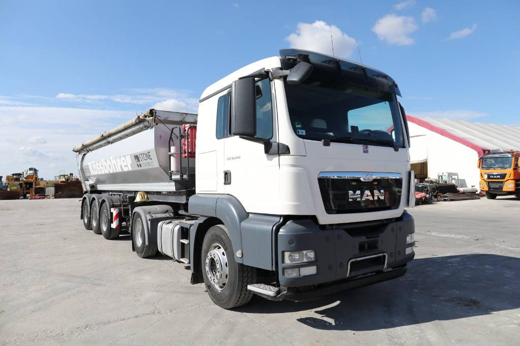 MAN TGS 18.440 4x2 BLS-TS Truck + Kässbohrer DL 3 Tipp - Trekker: afbeelding 1 MAN TGS 18.440 4x2 BLS-TS Truck + Kässbohrer DL 3 Tipp - Trekker: afbeelding 1