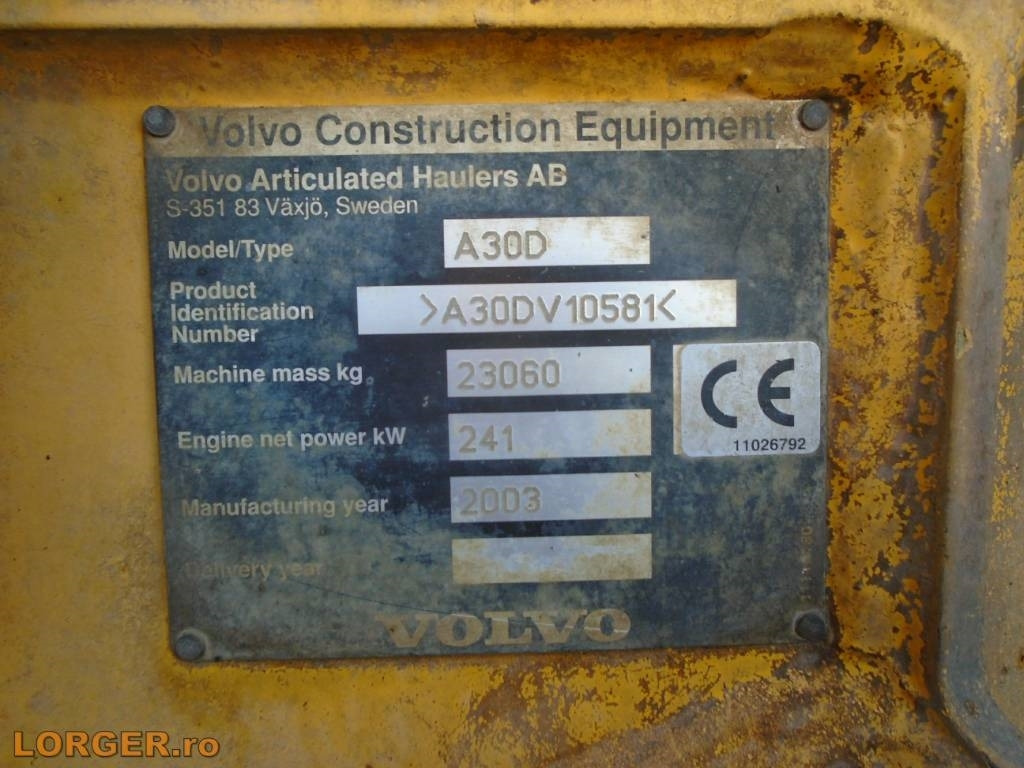 Kiepwagen met knikbesturing Volvo A 30 D: afbeelding 17