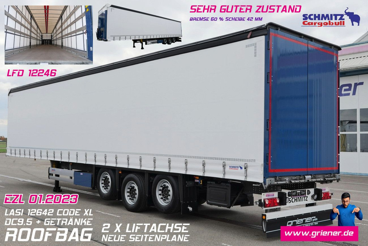 Schmitz Cargobull SCS 24 /12642 XL / RUNGENTASCHEN / 2 x LIFT/ROOF - Schuifzeiloplegger: afbeelding 1 Schmitz Cargobull SCS 24 /12642 XL / RUNGENTASCHEN / 2 x LIFT/ROOF - Schuifzeiloplegger: afbeelding 1