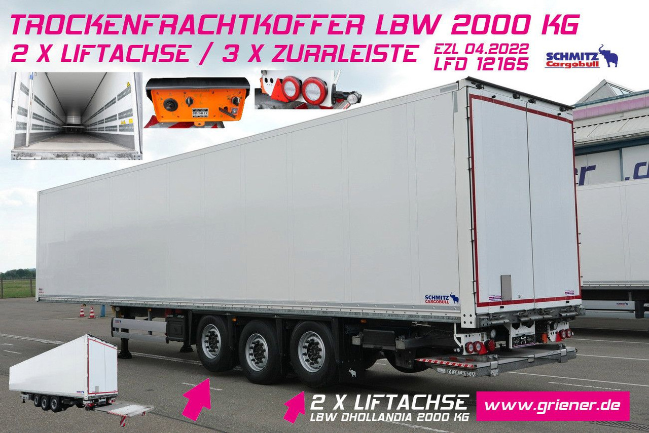 Schmitz Cargobull SKO 24/3 x ZURR/2 x LIFT /LBW 2000 kg / 2,70 - Gesloten oplegger: afbeelding 1 Schmitz Cargobull SKO 24/3 x ZURR/2 x LIFT /LBW 2000 kg / 2,70 - Gesloten oplegger: afbeelding 1