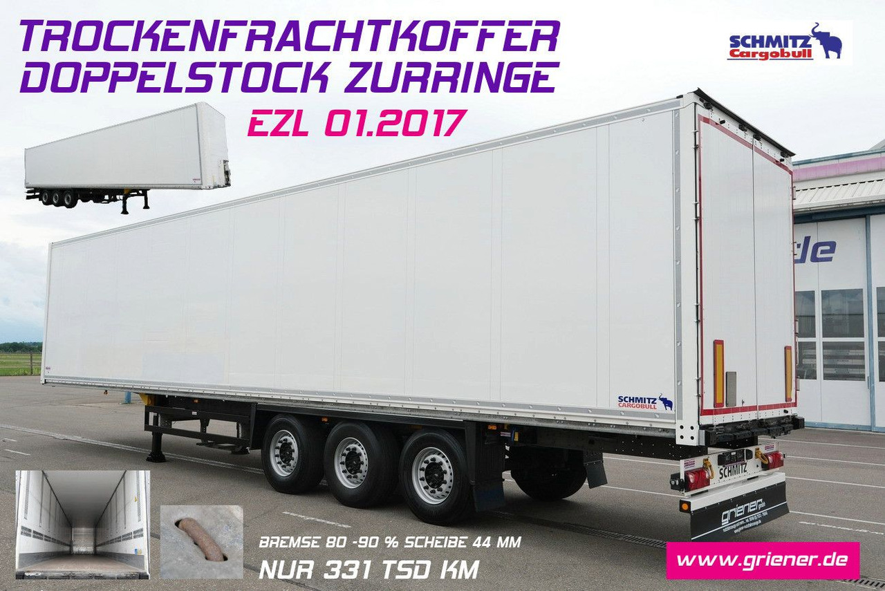 Schmitz Cargobull SKO 24/DOPPELSTOCK/ZURRLEISTE /ZURRINGE - Gesloten oplegger: afbeelding 1 Schmitz Cargobull SKO 24/DOPPELSTOCK/ZURRLEISTE /ZURRINGE - Gesloten oplegger: afbeelding 1