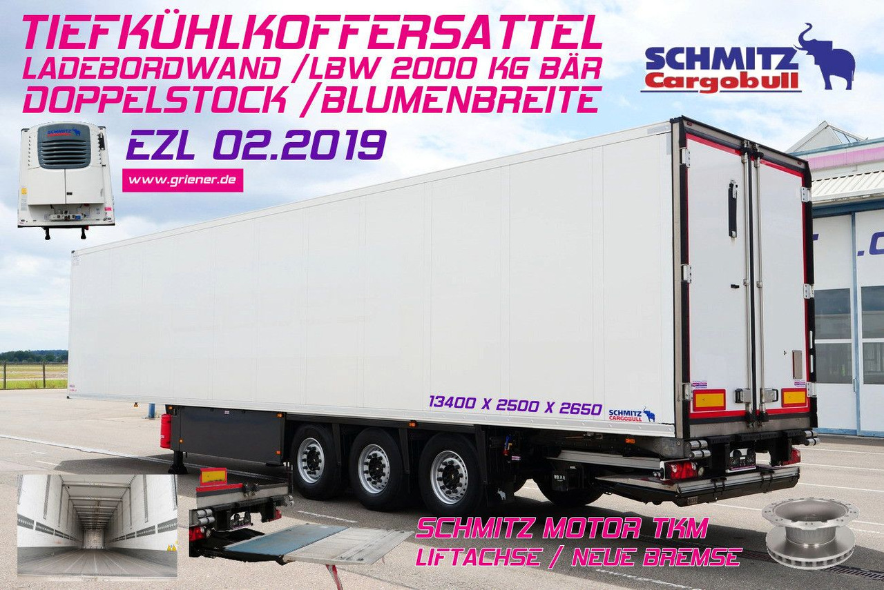 Schmitz Cargobull SKO 24/ LBW 2000 kg /BLUMEN FP 45 / TK TKM / DS - Gesloten oplegger: afbeelding 1 Schmitz Cargobull SKO 24/ LBW 2000 kg /BLUMEN FP 45 / TK TKM / DS - Gesloten oplegger: afbeelding 1