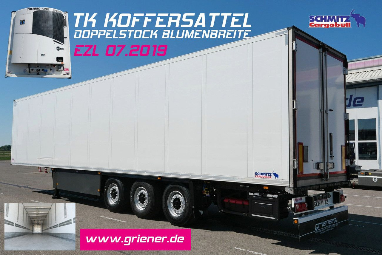 Schmitz Cargobull SKO 24/ THERMOKING SLXi300/ DOPPELSTOCK /BLUMEN - Gesloten oplegger: afbeelding 1 Schmitz Cargobull SKO 24/ THERMOKING SLXi300/ DOPPELSTOCK /BLUMEN - Gesloten oplegger: afbeelding 1