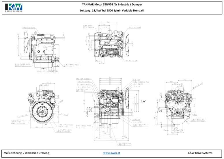 Yanmar Motor 3TNV76 - Motor voor Minigraafmachine: afbeelding 5 Yanmar Motor 3TNV76 - Motor voor Minigraafmachine: afbeelding 5