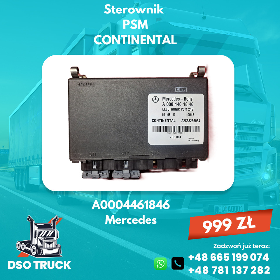 A0004461846 Sterownik PSM CONTINENTAL Mercedes Actros - Onderdelen: afbeelding 1 A0004461846 Sterownik PSM CONTINENTAL Mercedes Actros - Onderdelen: afbeelding 1