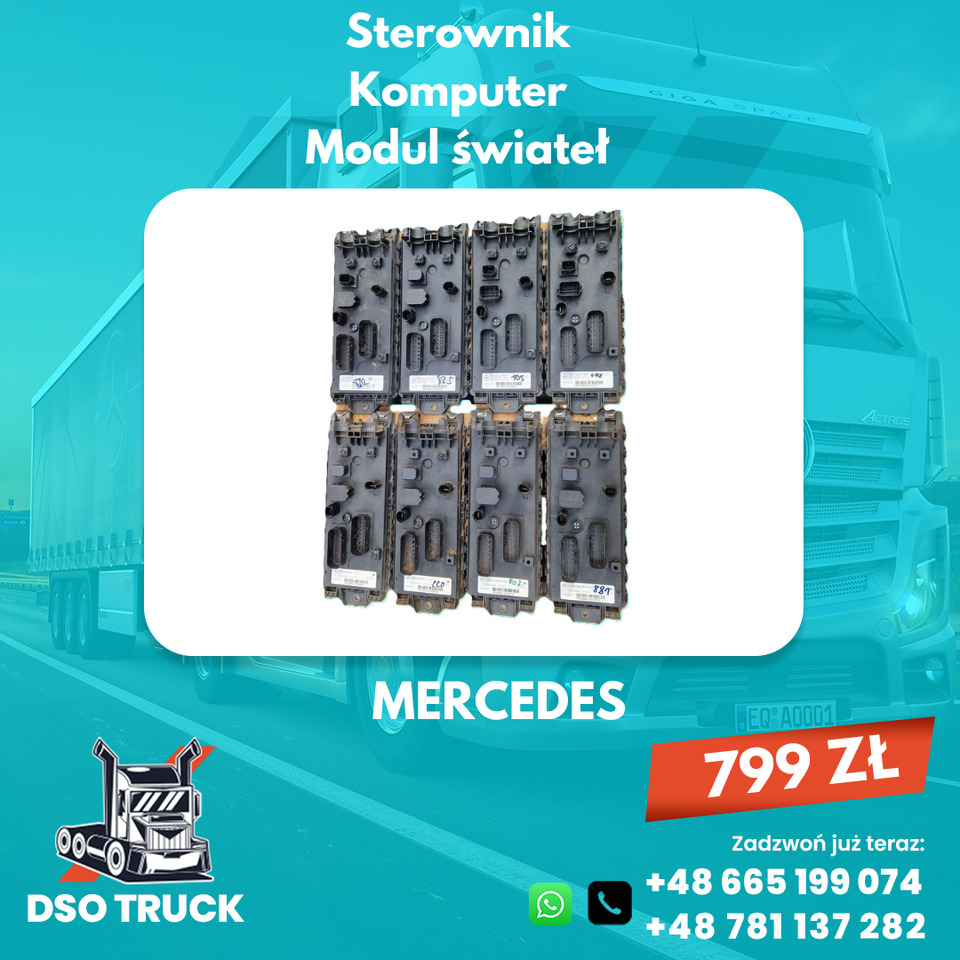 Onderdelen Sterownik  Komputer  Modul  swiatel mercedes mp  A0004467861  A0004466961  A0004: afbeelding 1