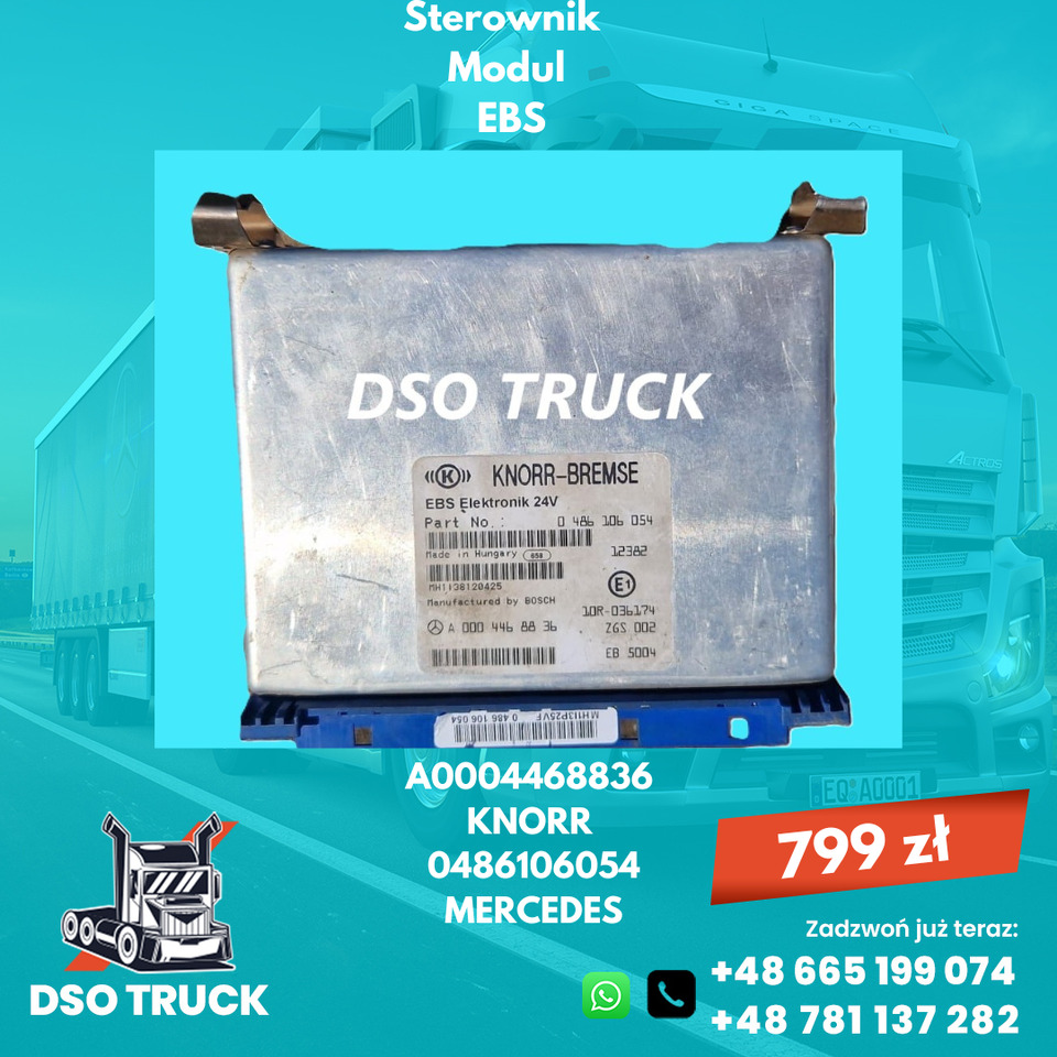Sterownik Modul EBS Knorr A0014460436 A0004469236 A0004468836 Mercedes - Onderdelen: afbeelding 3 Sterownik Modul EBS Knorr A0014460436 A0004469236 A0004468836 Mercedes - Onderdelen: afbeelding 3