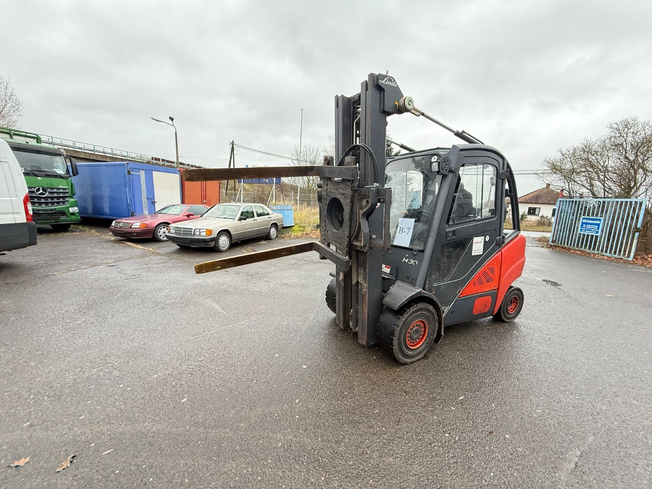 Diesel heftruck Linde H 30D-01 mit Drehgerät: afbeelding 11