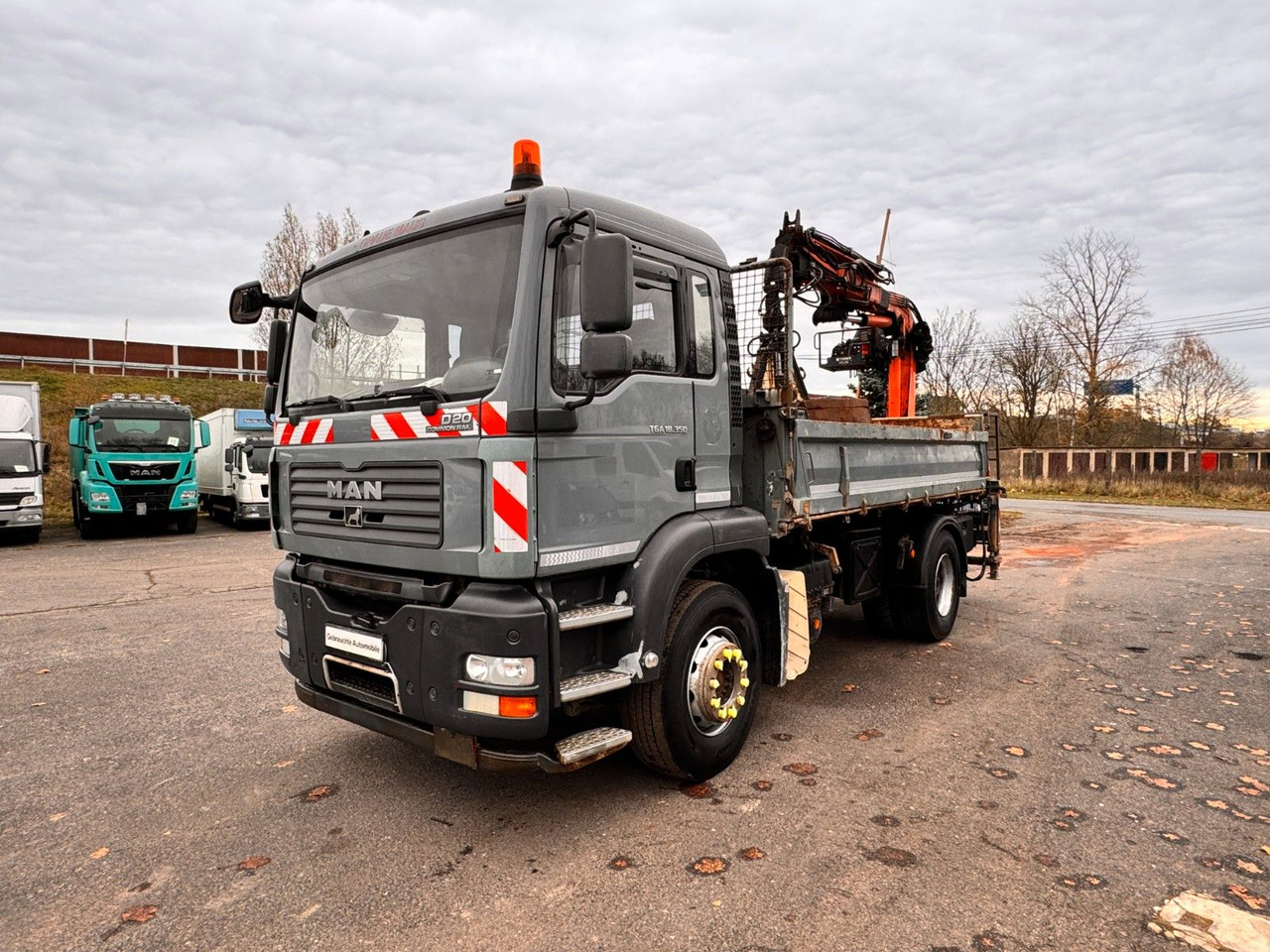 MAN TGA 18.350 Kipper - Kran 4x2 - Kipper vrachtwagen, Kraanwagen: afbeelding 3 MAN TGA 18.350 Kipper - Kran 4x2 - Kipper vrachtwagen, Kraanwagen: afbeelding 3