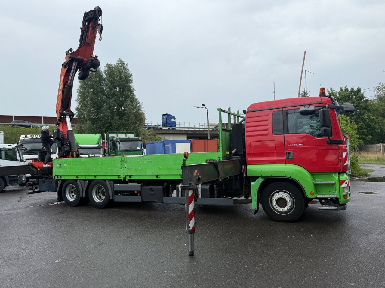 MAN TGA 26.410 - Vrachtwagen met open laadbak, Kraanwagen: afbeelding 5 MAN TGA 26.410 - Vrachtwagen met open laadbak, Kraanwagen: afbeelding 5