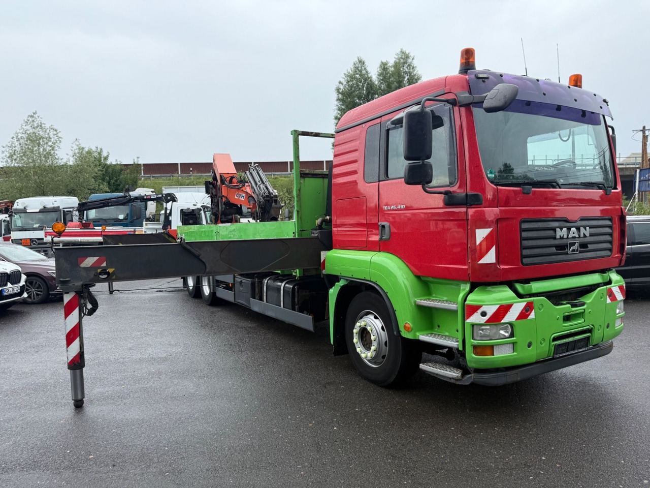 MAN TGA 26.410 - Vrachtwagen met open laadbak, Kraanwagen: afbeelding 3 MAN TGA 26.410 - Vrachtwagen met open laadbak, Kraanwagen: afbeelding 3