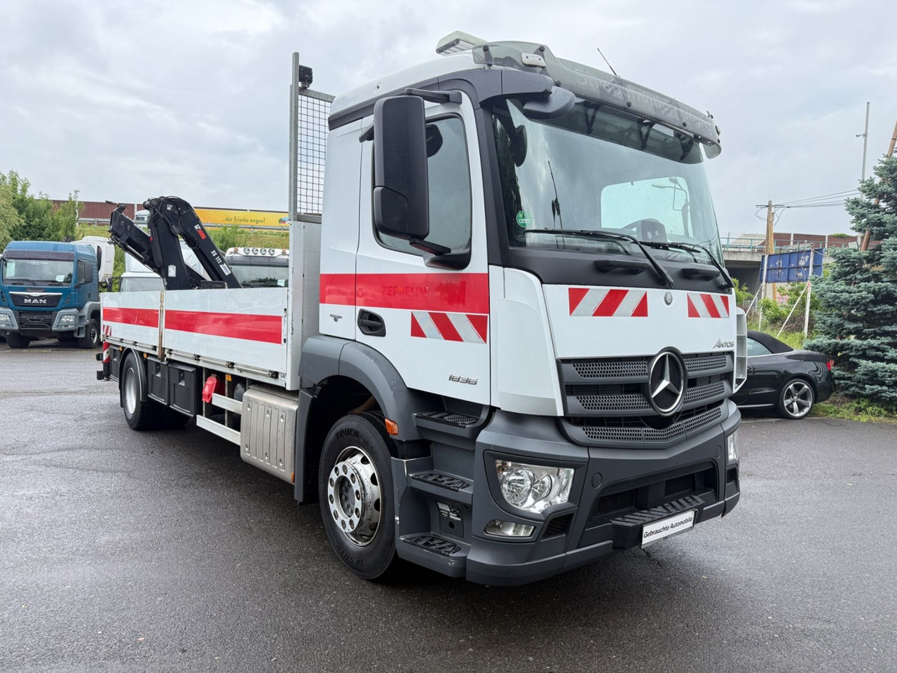 Mercedes-Benz Antos 1836 Kran Xiab - Vrachtwagen met open laadbak, Kraanwagen: afbeelding 5 Mercedes-Benz Antos 1836 Kran Xiab - Vrachtwagen met open laadbak, Kraanwagen: afbeelding 5