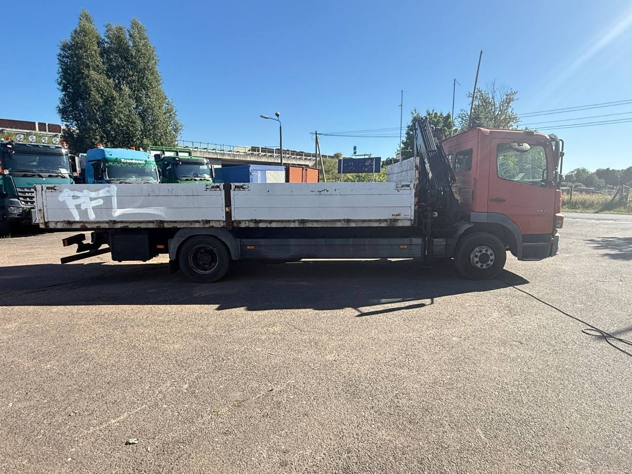 Mercedes-Benz Atego 1223 mit Kran MKG HLK 76 - Vrachtwagen met open laadbak, Kraanwagen: afbeelding 5 Mercedes-Benz Atego 1223 mit Kran MKG HLK 76 - Vrachtwagen met open laadbak, Kraanwagen: afbeelding 5