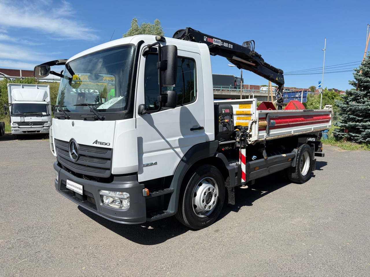 Mercedes-Benz Atego 1224 mit Kipper Kran - Kipper vrachtwagen, Kraanwagen: afbeelding 3 Mercedes-Benz Atego 1224 mit Kipper Kran - Kipper vrachtwagen, Kraanwagen: afbeelding 3