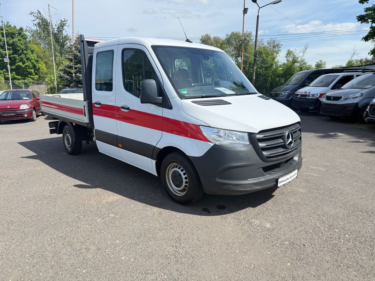 Bestelwagen open laadbak, Bestelwagen met dubbele cabine Mercedes-Benz Sprinter 216 CDI Doppelkabine: afbeelding 1