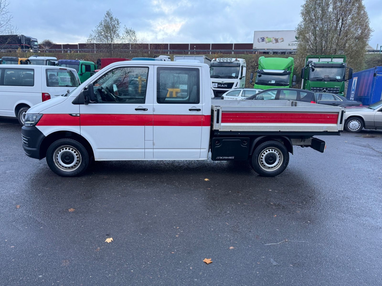 Volkswagen T6 Automatik Pritsche lang Doppelkabine - Bestelwagen open laadbak: afbeelding 4 Volkswagen T6 Automatik Pritsche lang Doppelkabine - Bestelwagen open laadbak: afbeelding 4