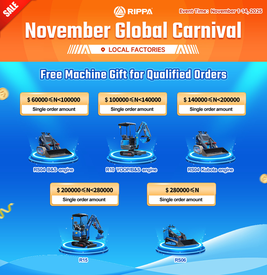 Rippa New RS06 Compact Loader | 24.4hp Kubota Power | High Flow Hydraulic System | Global Support - Schranklader: afbeelding 2 Rippa New RS06 Compact Loader | 24.4hp Kubota Power | High Flow Hydraulic System | Global Support - Schranklader: afbeelding 2