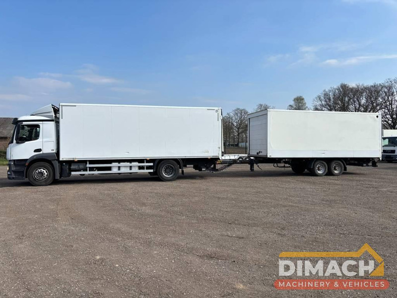 Mercedes-Benz Actros 1833 4x2 - aanhanger koffer, Euro 6 - Bakwagen: afbeelding 1 Mercedes-Benz Actros 1833 4x2 - aanhanger koffer, Euro 6 - Bakwagen: afbeelding 1