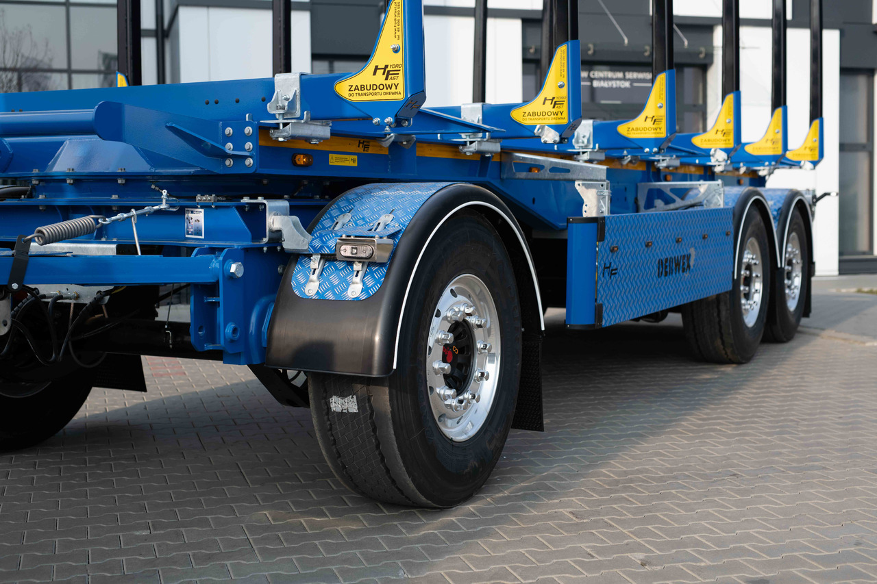 Hydrofast Przyczepa 3 - osiowa / 3 axles trailer for timber transport / 3 Achsen Anhänger für Holztransport - Hout aanhanger: afbeelding 2 Hydrofast Przyczepa 3 - osiowa / 3 axles trailer for timber transport / 3 Achsen Anhänger für Holztransport - Hout aanhanger: afbeelding 2