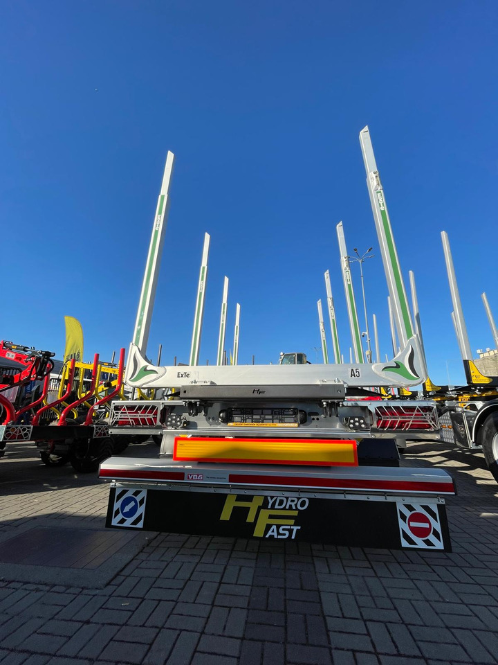 Nieuw Hout aanhanger voor het vervoer van hout Hydrofast Przyczepa tandem od przewozu drewna na stanie / Timber tandem trailer in stock /Tandem-Anhänger aus Holz/: afbeelding 8 Nieuw Hout aanhanger voor het vervoer van hout Hydrofast Przyczepa tandem od przewozu drewna na stanie / Timber tandem trailer in stock /Tandem-Anhänger aus Holz/: afbeelding 8