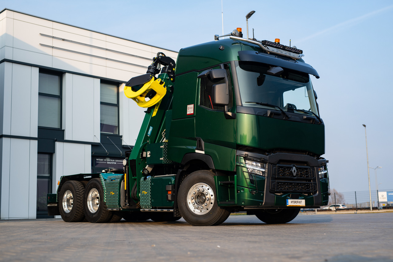 RENAULT TRUCKS C P6X4 DO DŁUŻYC na stanie / Renault type C P6x4 long timber transport body / Renault Typ C P6x4 mit langer Holztransportkonstruktion / / - Houttransport, Kraanwagen: afbeelding 3 RENAULT TRUCKS C P6X4 DO DŁUŻYC na stanie / Renault type C P6x4 long timber transport body / Renault Typ C P6x4 mit langer Holztransportkonstruktion / / - Houttransport, Kraanwagen: afbeelding 3