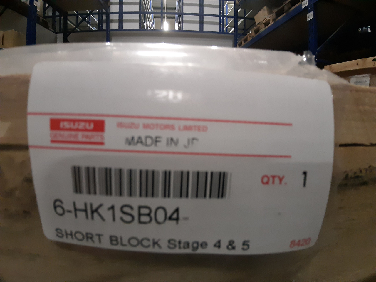 Isuzu NEW SHORT BLOCK 6HK1 TIER 4 / STAGE 4 / TIER 5 / Stage 5 - Motor voor Graafmachine: afbeelding 1 Isuzu NEW SHORT BLOCK 6HK1 TIER 4 / STAGE 4 / TIER 5 / Stage 5 - Motor voor Graafmachine: afbeelding 1