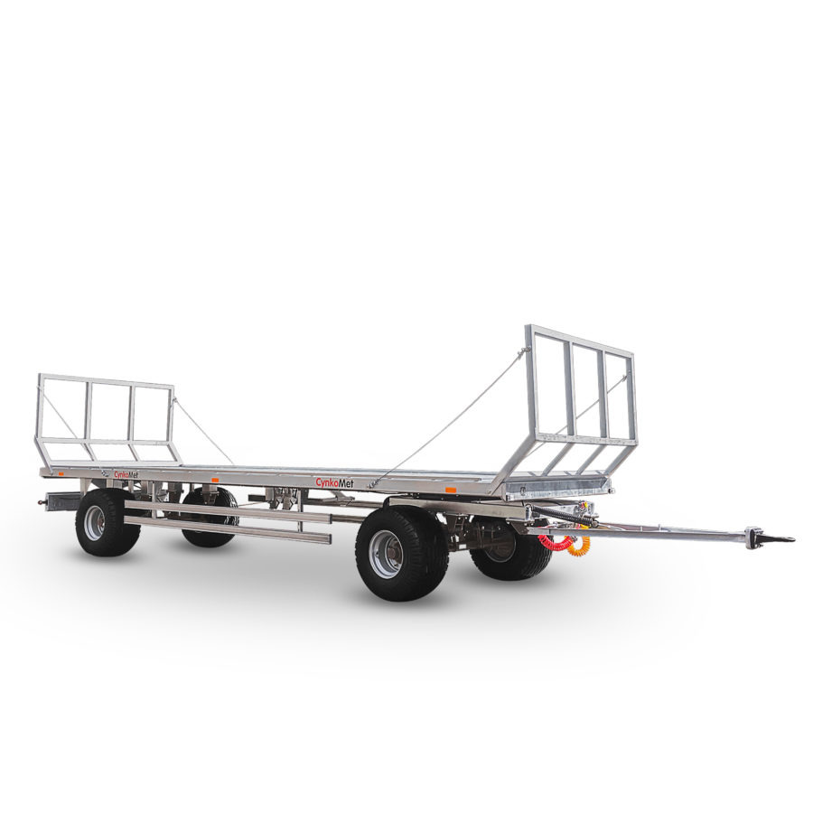 Cynkomet Ballentransportwagen / Bale platform / Remorque pour balles / Rimorchio per balle / Przyczepa do przewozu bel - Platte landbouwwagen: afbeelding 3 Cynkomet Ballentransportwagen / Bale platform / Remorque pour balles / Rimorchio per balle / Przyczepa do przewozu bel - Platte landbouwwagen: afbeelding 3