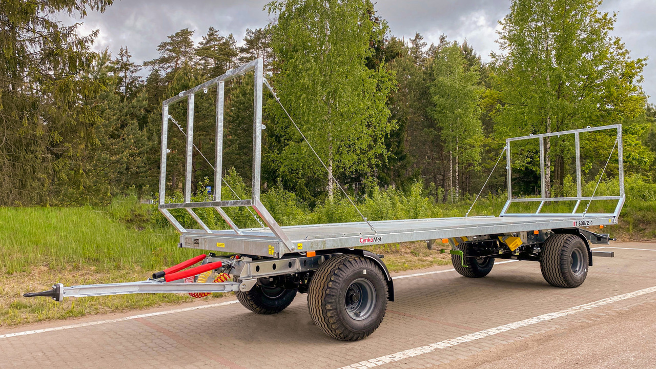 Cynkomet Ballentransportwagen / Bale platform / Remorque pour balles / Rimorchio per balle / Przyczepa do przewozu bel - Platte landbouwwagen: afbeelding 1 Cynkomet Ballentransportwagen / Bale platform / Remorque pour balles / Rimorchio per balle / Przyczepa do przewozu bel - Platte landbouwwagen: afbeelding 1