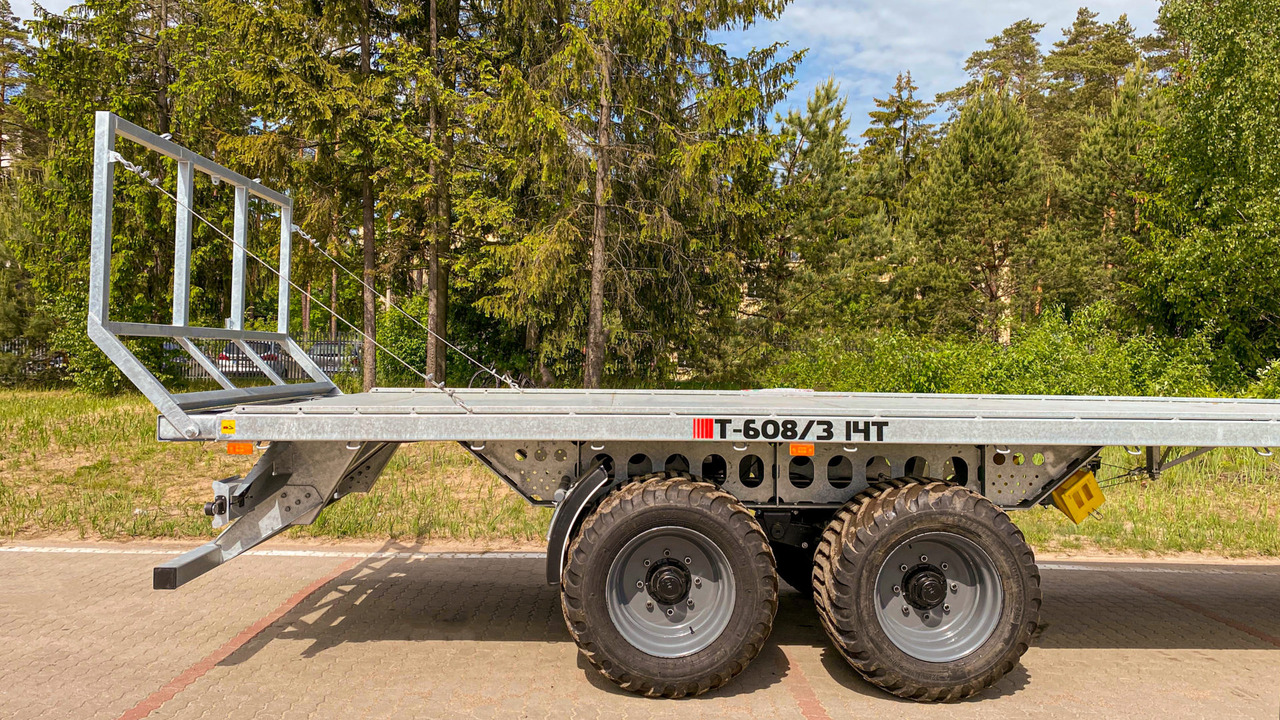 Cynkomet Ballentransportwagen / Bale platform / Remorque pour balles / Rimorchio per balle / Przyczepa do przewozu bel - Platte landbouwwagen: afbeelding 2 Cynkomet Ballentransportwagen / Bale platform / Remorque pour balles / Rimorchio per balle / Przyczepa do przewozu bel - Platte landbouwwagen: afbeelding 2