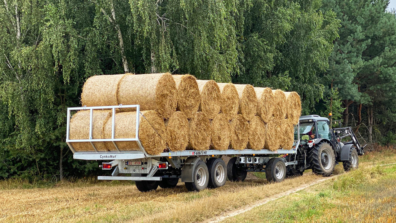 Cynkomet Ballentransportwagen / Bale platform / Remorque pour balles / Rimorchio per balle / Przyczepa do przewozu bel - Platte landbouwwagen: afbeelding 5 Cynkomet Ballentransportwagen / Bale platform / Remorque pour balles / Rimorchio per balle / Przyczepa do przewozu bel - Platte landbouwwagen: afbeelding 5