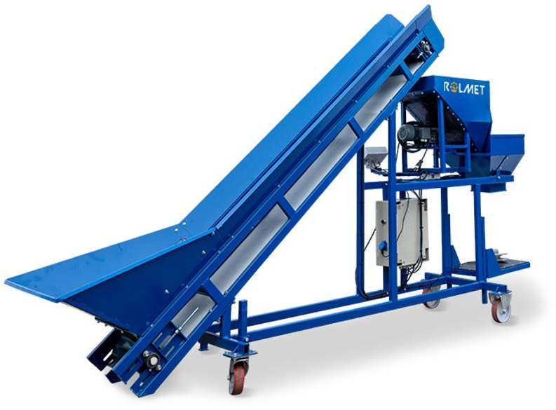 ROLMET Absackwaage / Weighing bagger / Peseuse ensacheuse / Pesatrice / Упаковочная машина с весами / Wagopakowarka WE-1 - Aardappeltechniek: afbeelding 4 ROLMET Absackwaage / Weighing bagger / Peseuse ensacheuse / Pesatrice / Упаковочная машина с весами / Wagopakowarka WE-1 - Aardappeltechniek: afbeelding 4