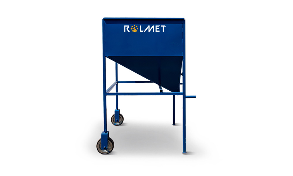 ROLMET Vorratstrichter / Hopper / Trémie / Cesto di carico / Tolva de rodillos / Принимающая корзина / Kosz zasypowy - Aardappeltechniek: afbeelding 2 ROLMET Vorratstrichter / Hopper / Trémie / Cesto di carico / Tolva de rodillos / Принимающая корзина / Kosz zasypowy - Aardappeltechniek: afbeelding 2
