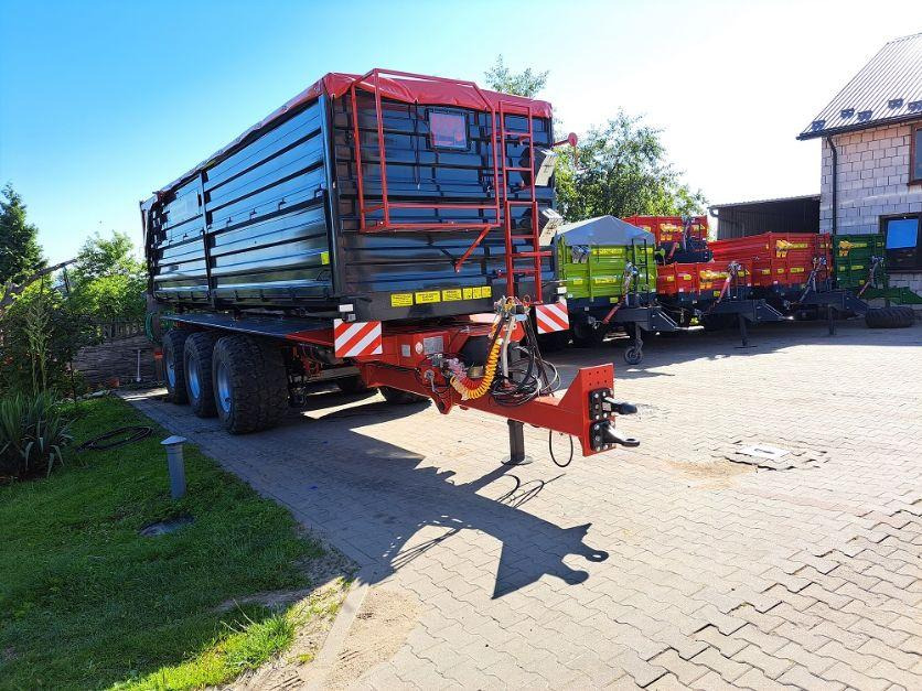 Nieuw Landbouwkipper Techmont Anhänger / Trailer / Remorque / Rimorchio / Прицеп / Przyczepa tridem PTW 21 t: afbeelding 7