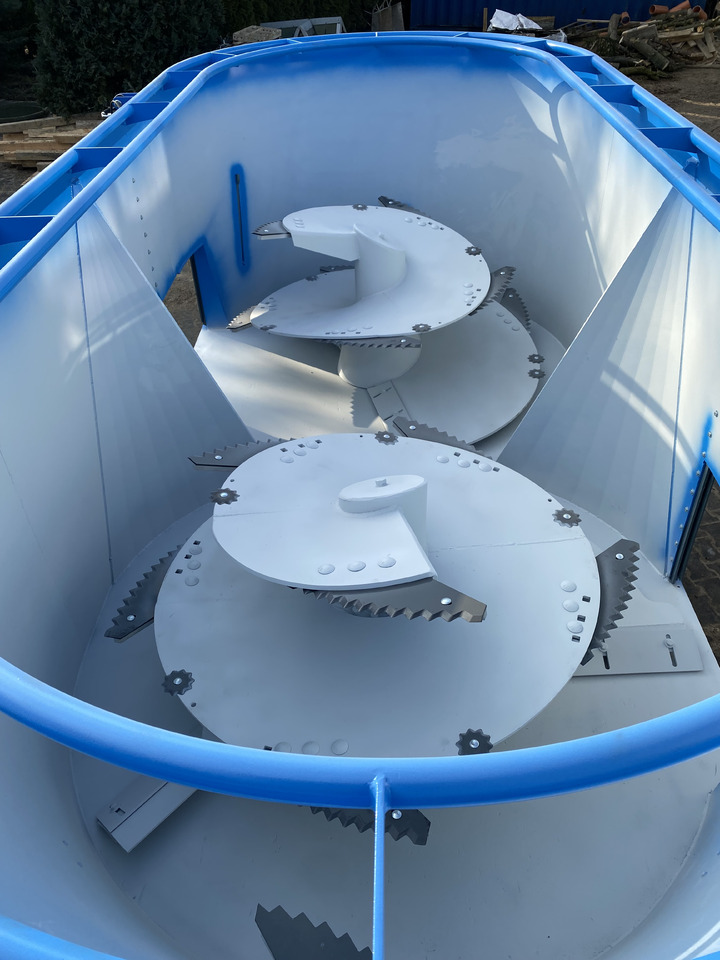 ZAMET Futtermischwagen / Feed mixer / Melangeuse / Carro miscelatore / Vagoneta 2 sinfines / Кормораздатчик 2 шнека / Wóz paszowy 14 m3 - Voermengwagen: afbeelding 5 ZAMET Futtermischwagen / Feed mixer / Melangeuse / Carro miscelatore / Vagoneta 2 sinfines / Кормораздатчик 2 шнека / Wóz paszowy 14 m3 - Voermengwagen: afbeelding 5