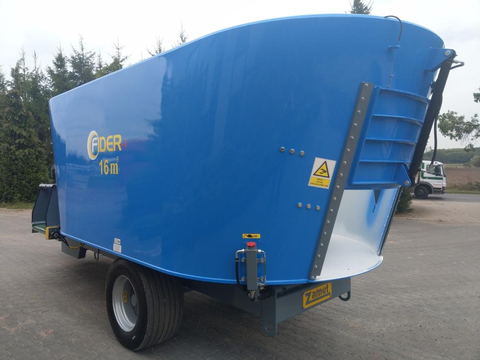 ZAMET Futtermischwagen / Feed mixer / Melangeuse / Carro miscelatore / Vagoneta de alimentación /Кормораздатчик / Wóz paszowy 16 m3 - Voermengwagen: afbeelding 4 ZAMET Futtermischwagen / Feed mixer / Melangeuse / Carro miscelatore / Vagoneta de alimentación /Кормораздатчик / Wóz paszowy 16 m3 - Voermengwagen: afbeelding 4