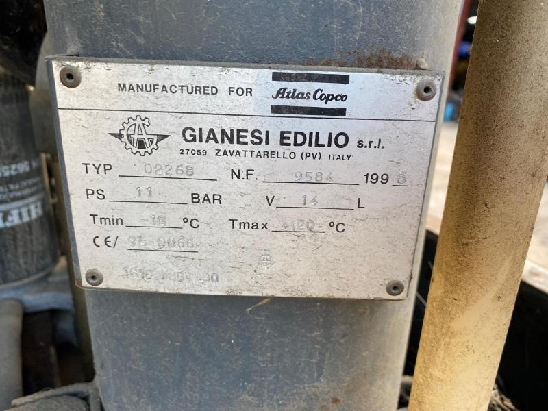 Luchtcompressor ATLAS COPCO XAS 56 Compresseur d'air sur roues: afbeelding 11
