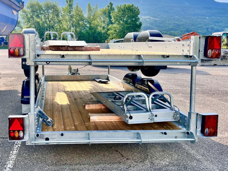 Ecim E350AF REMORQUE PORTE ENGINS 2 ESSIEUX 3T5 NEUVE - Autotransport aanhangwagen: afbeelding 4 Ecim E350AF REMORQUE PORTE ENGINS 2 ESSIEUX 3T5 NEUVE - Autotransport aanhangwagen: afbeelding 4