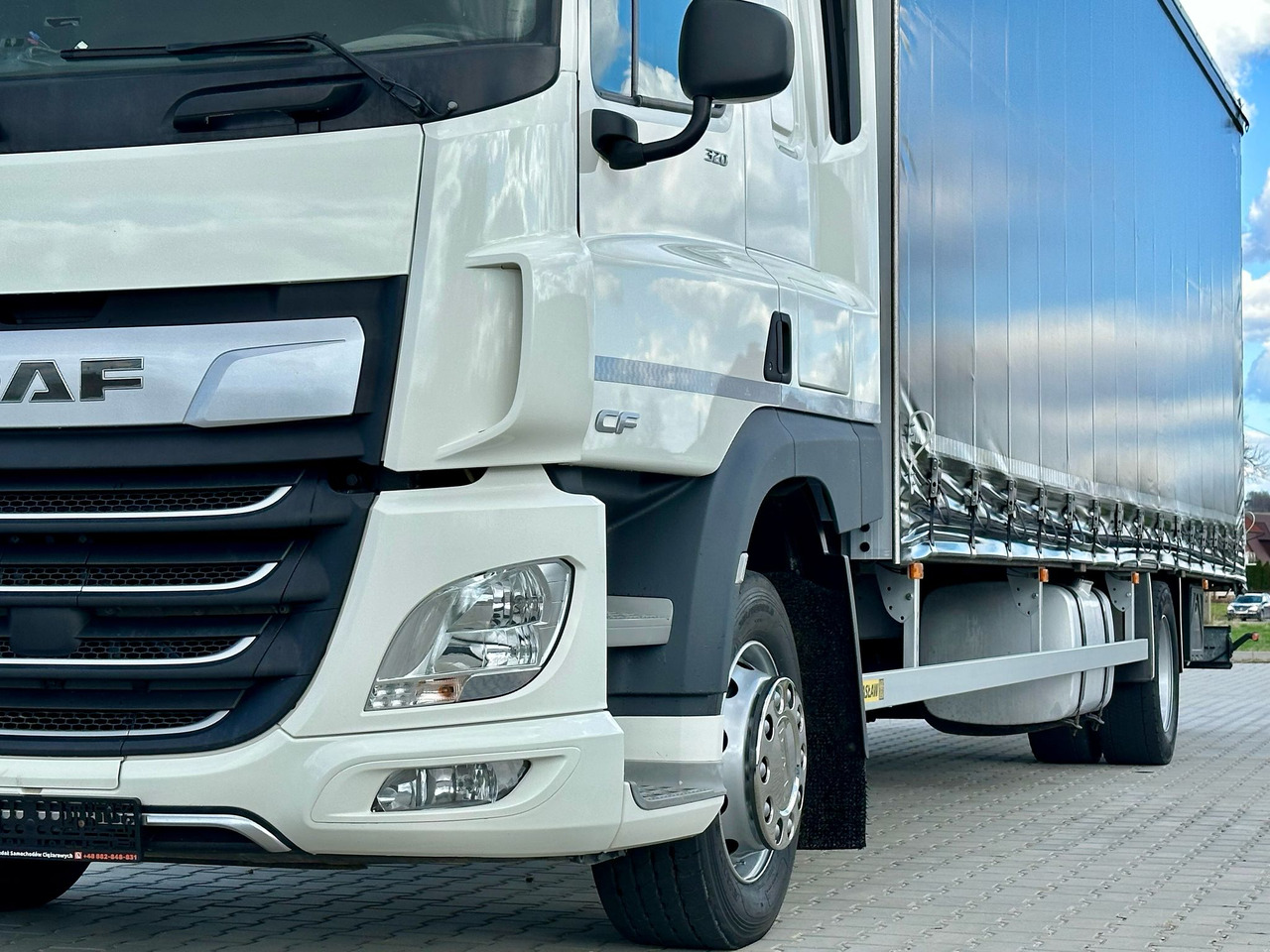 Schuifzeilen vrachtwagen DAF CF 320 / FIRANKA / 23 EUROPALET / SYPIALKA / AUTOMAT / JAK NOWY / 2021 ROK: afbeelding 9