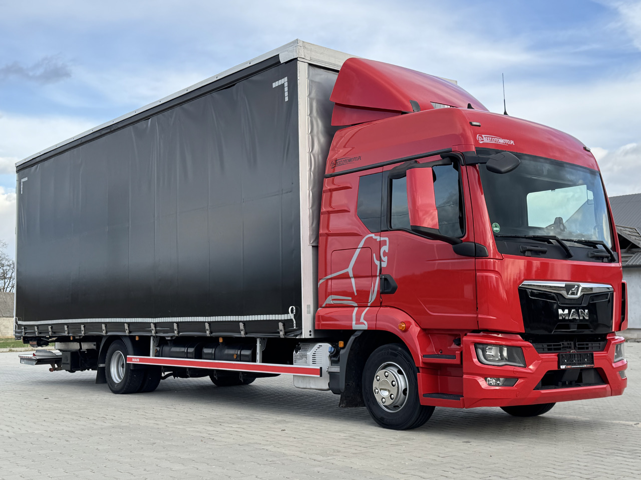 MAN TGL 12.250 / FIRANKA / WINDA / 20 EUROPALET / 8.20 M DŁ / SYPIALKA / 2021 - Schuifzeilen vrachtwagen: afbeelding 1 MAN TGL 12.250 / FIRANKA / WINDA / 20 EUROPALET / 8.20 M DŁ / SYPIALKA / 2021 - Schuifzeilen vrachtwagen: afbeelding 1