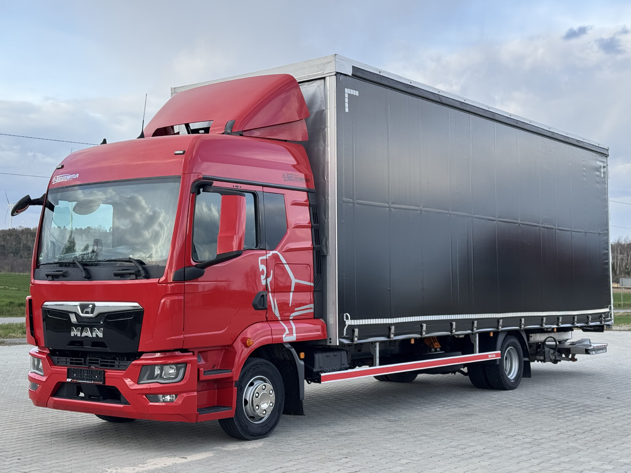 MAN TGL 12.250 / FIRANKA / WINDA / 20 EUROPALET / 8.20 M DŁ / SYPIALKA / 2021 - Schuifzeilen vrachtwagen: afbeelding 2 MAN TGL 12.250 / FIRANKA / WINDA / 20 EUROPALET / 8.20 M DŁ / SYPIALKA / 2021 - Schuifzeilen vrachtwagen: afbeelding 2