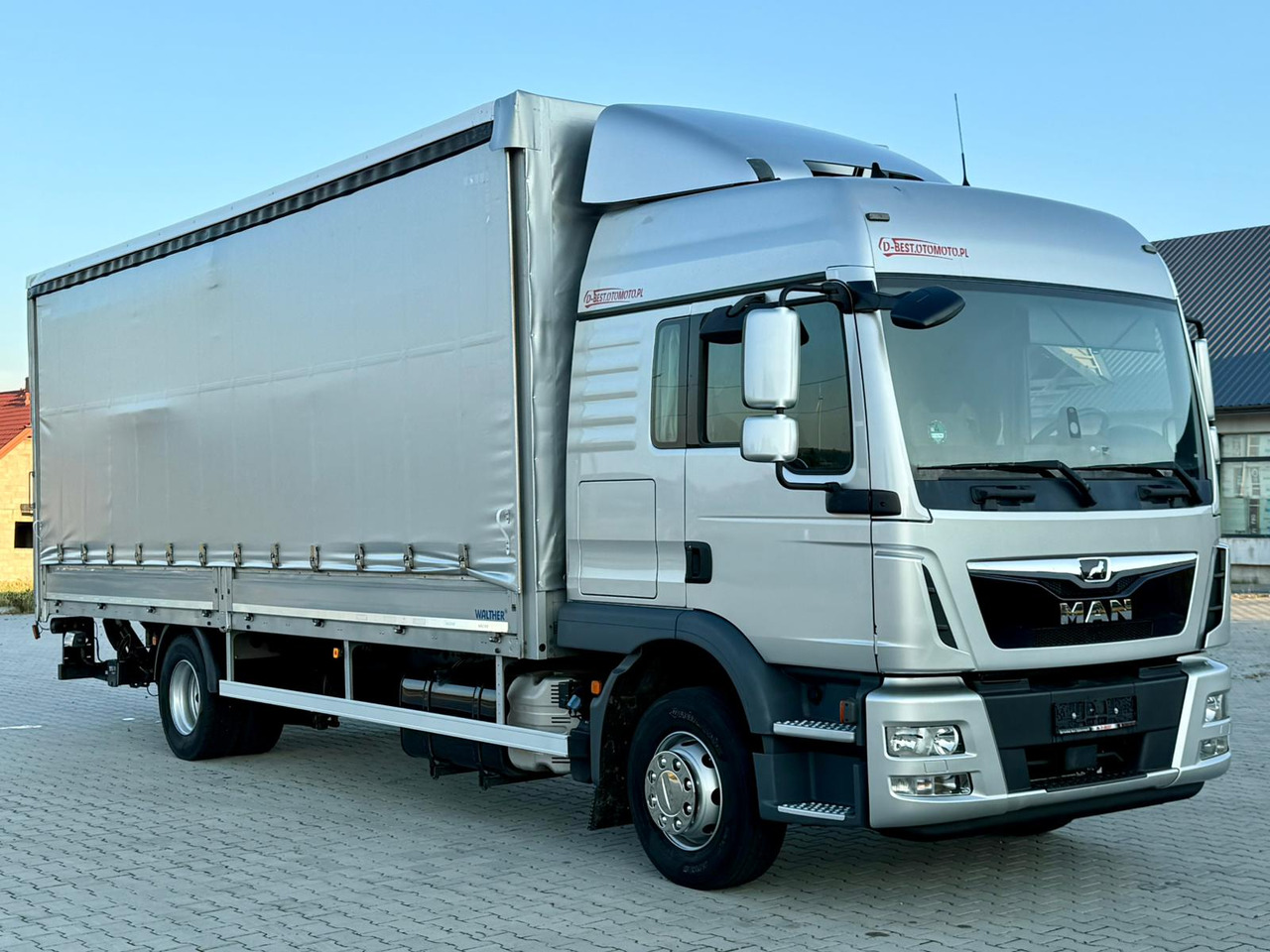 MAN TGM 12.250 / TGL / BURTO - FIRANKA / WINDA / 18 PALET / AUTOMAT - Schuifzeilen vrachtwagen: afbeelding 1 MAN TGM 12.250 / TGL / BURTO - FIRANKA / WINDA / 18 PALET / AUTOMAT - Schuifzeilen vrachtwagen: afbeelding 1