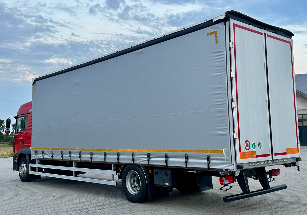 MAN TGM 18.290 / FIRANKA / 22 PALETY / AUTOMAT / EURO 6 / SYPIALKA / ŁADOWNOŚĆ 9 700 - Schuifzeilen vrachtwagen: afbeelding 3 MAN TGM 18.290 / FIRANKA / 22 PALETY / AUTOMAT / EURO 6 / SYPIALKA / ŁADOWNOŚĆ 9 700 - Schuifzeilen vrachtwagen: afbeelding 3