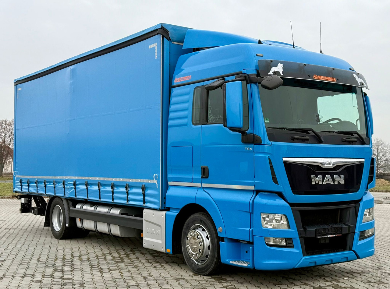 MAN TGX 18.360 / FIRANKA / WINDA / AUTOMAT / NOWE OPONY / EURO 6 / SYPIALKA / SPROWADZONY - Schuifzeilen vrachtwagen: afbeelding 1 MAN TGX 18.360 / FIRANKA / WINDA / AUTOMAT / NOWE OPONY / EURO 6 / SYPIALKA / SPROWADZONY - Schuifzeilen vrachtwagen: afbeelding 1