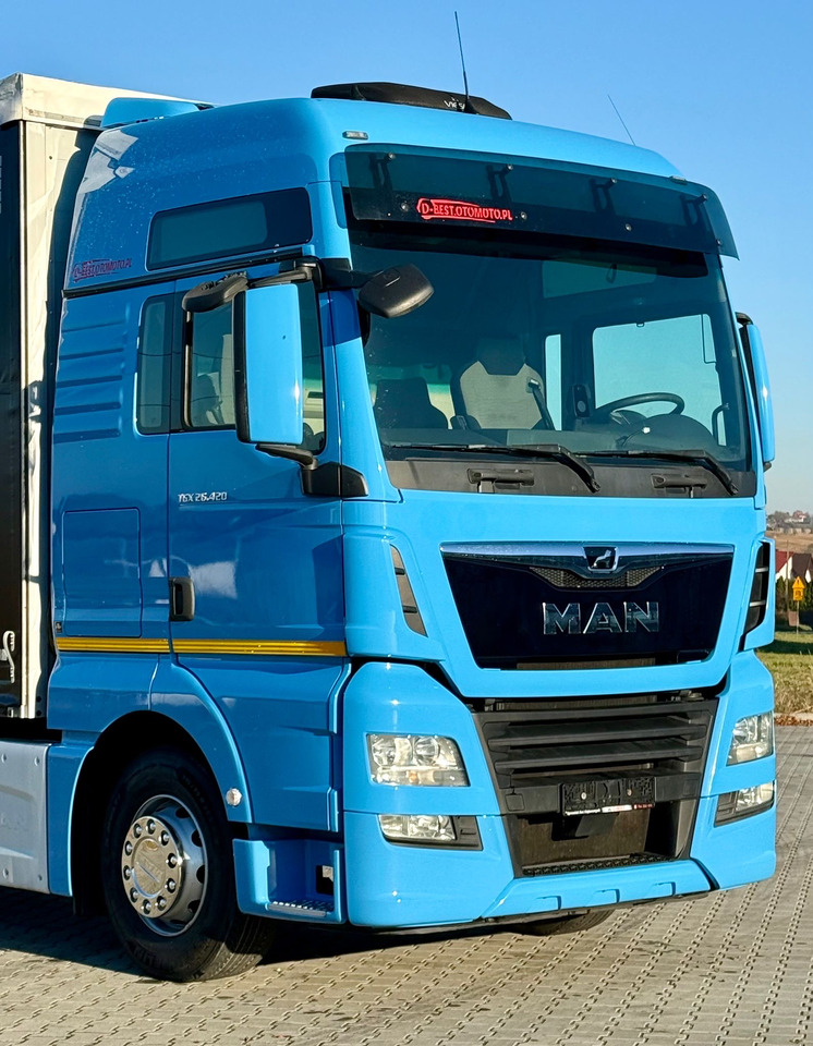 MAN TGX 26.420 / FIRANKA / WINDA / 23 EUROPALETY / 6x2 / AUTOMAT / EURO 6 / OŚ PODNOSZONA / DUŻA KABINA / 2019 ROK - Schuifzeilen vrachtwagen: afbeelding 5 MAN TGX 26.420 / FIRANKA / WINDA / 23 EUROPALETY / 6x2 / AUTOMAT / EURO 6 / OŚ PODNOSZONA / DUŻA KABINA / 2019 ROK - Schuifzeilen vrachtwagen: afbeelding 5