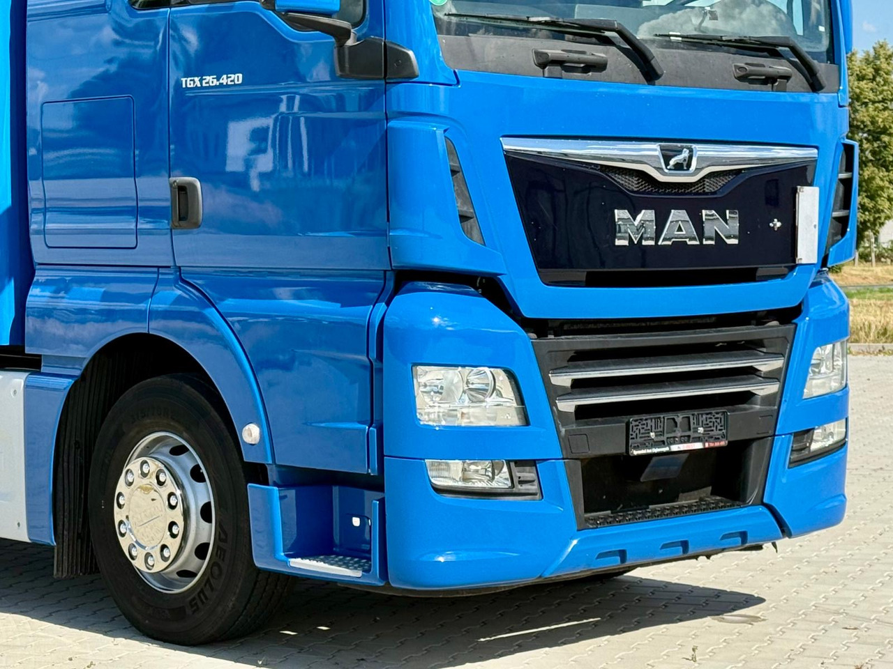 Bakwagen MAN TGX 26.420 / KONTENER / WINDA / 8.5 M DŁUGOŚCI / 21 EUROPALET / 6x2 / 3 OŚ PODNOSZONA I SKRĘTNA / ŁADOWNOŚĆ 14 415 KG / 2018 ROK / Z NIEMIEC: afbeelding 14