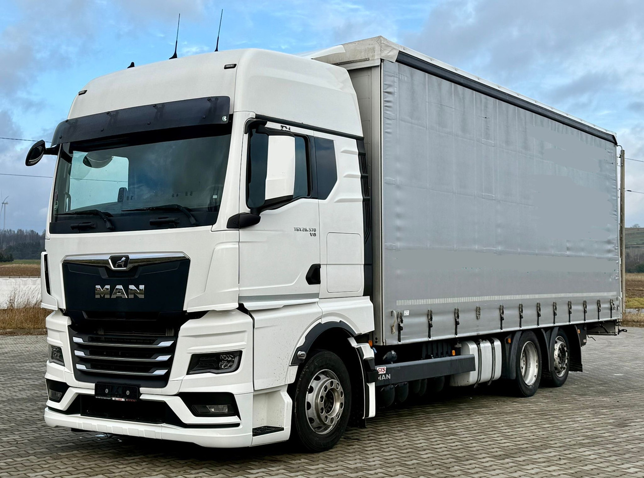 MAN TGX 26.470 / FIRANKA / 19 EUROPALET / XXL / NISKI PRZEBIEG / NOWY MODEL / 6X2 - Schuifzeilen vrachtwagen: afbeelding 2 MAN TGX 26.470 / FIRANKA / 19 EUROPALET / XXL / NISKI PRZEBIEG / NOWY MODEL / 6X2 - Schuifzeilen vrachtwagen: afbeelding 2