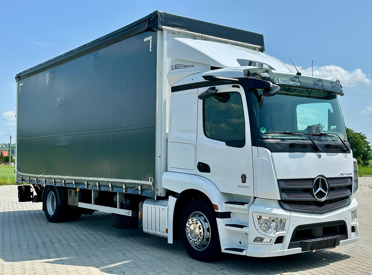 MERCEDES-BENZ ACTROS 1833 / FIRANKA / WINDA / 18 PALET / AUTOMAT / 310 TYS KM / DUŻY SILNIK / 2020 ROK / SYPIALKA - Schuifzeilen vrachtwagen: afbeelding 1 MERCEDES-BENZ ACTROS 1833 / FIRANKA / WINDA / 18 PALET / AUTOMAT / 310 TYS KM / DUŻY SILNIK / 2020 ROK / SYPIALKA - Schuifzeilen vrachtwagen: afbeelding 1